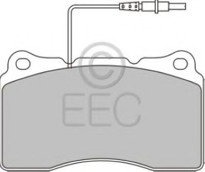 Комплект тормозных колодок, дисковый тормоз EEC купить