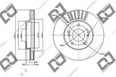 Тормозной диск DJ PARTS купить