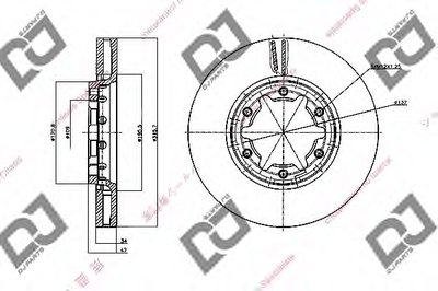 Тормозной диск DJ PARTS купить