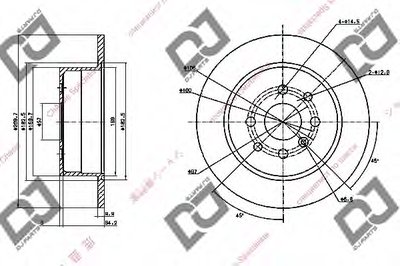 Тормозной диск DJ PARTS купить