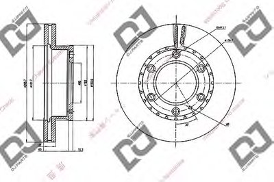 Тормозной диск DJ PARTS купить