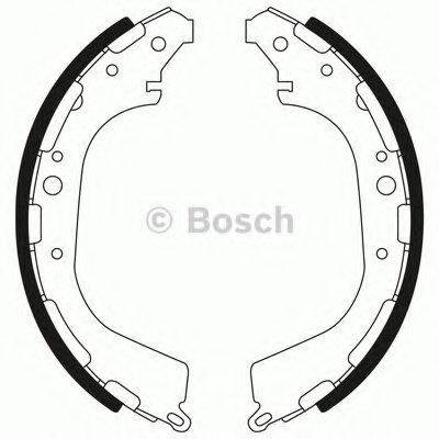 Комплект тормозных колодок BOSCH купить