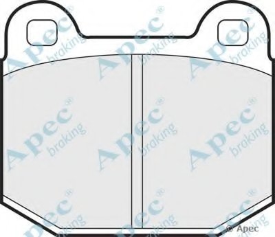 Комплект тормозных колодок, дисковый тормоз APEC braking купить