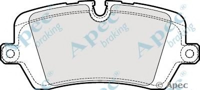 Комплект тормозных колодок, дисковый тормоз APEC braking купить