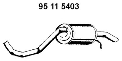 Глушитель выхлопных газов конечный EBERSPÄCHER купить