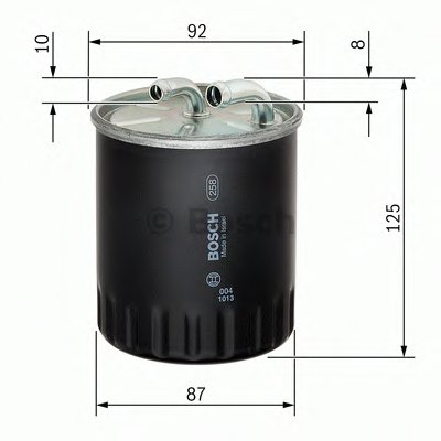 Фильтр топливный MB Sprinter 906/Vito (W639) 10-