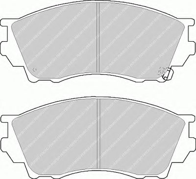 Комплект тормозных колодок, дисковый тормоз PREMIER FERODO купить