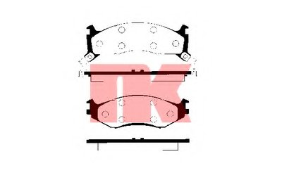 Комплект тормозных колодок, дисковый тормоз NK купить