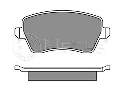 Комплект тормозных колодок, дисковый тормоз MEYLE купить