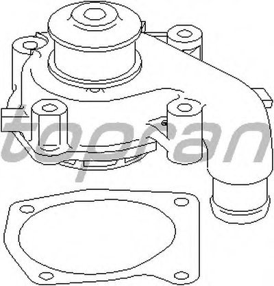 Водяной насос TOPRAN купить