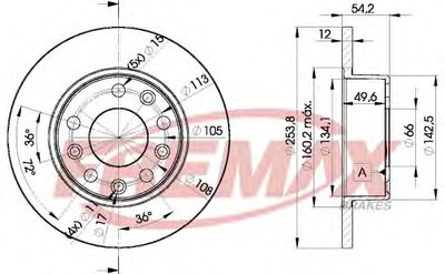 Тормозной диск Premium Carbon + FREMAX купить