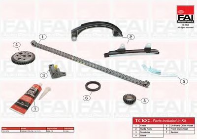 Комплект цепи привода распредвала FAI AutoParts купить