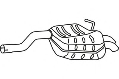 Глушитель выхлопных газов конечный FENNO купить