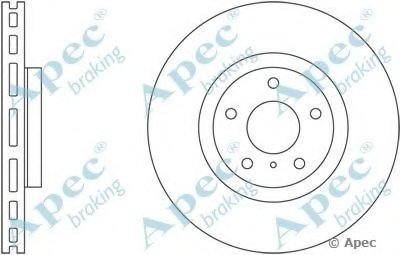 Тормозной диск APEC braking купить