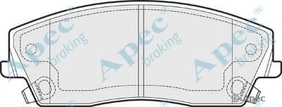 Комплект тормозных колодок, дисковый тормоз APEC braking купить