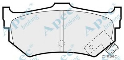 Комплект тормозных колодок, дисковый тормоз APEC braking купить