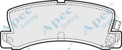 Комплект тормозных колодок, дисковый тормоз APEC braking купить