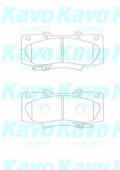 Комплект тормозных колодок, дисковый тормоз MK KASHIYAMA KAVO PARTS купить