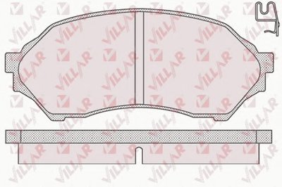 Комплект тормозных колодок, дисковый тормоз VILLAR купить