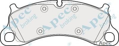 Комплект тормозных колодок, дисковый тормоз APEC braking купить