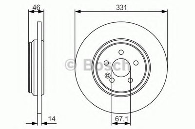 Тормозной диск BOSCH купить