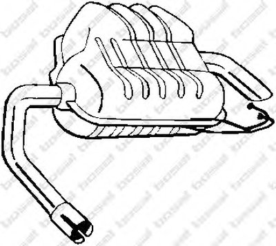 Глушитель выхлопных газов конечный BOSAL купить