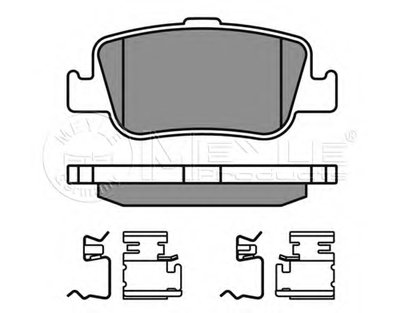 Колодки тормозные (задние) Toyota Auris 06-/Corolla 1.3-2.0D 12- (Bosch)
