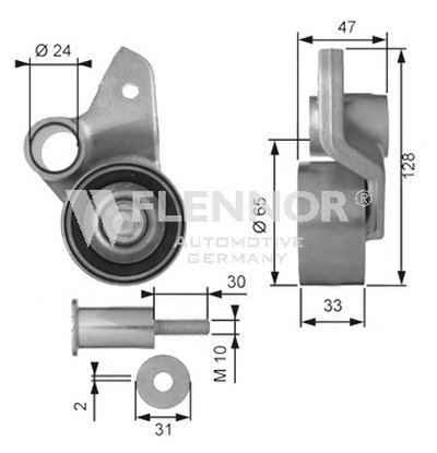 Натяжной ролик, ремень ГРМ FLENNOR купить