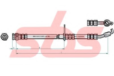 Тормозной шланг sbs купить