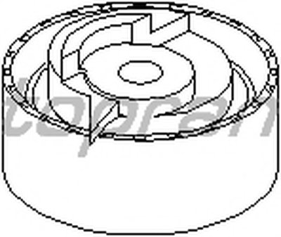 Натяжной ролик, ремень ГРМ TOPRAN купить
