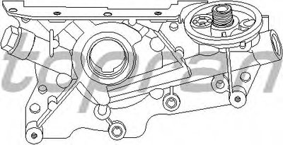 Масляный насос TOPRAN купить