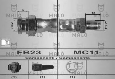 Тормозной шланг MALÒ купить