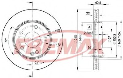 Тормозной диск Premium Carbon + FREMAX купить