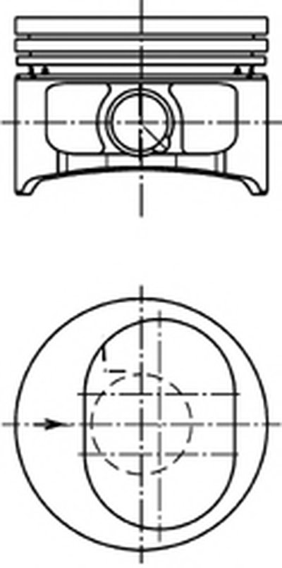 Поршень KOLBENSCHMIDT купить