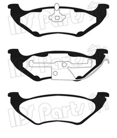 Комплект тормозных колодок, дисковый тормоз IPS Parts IPS Parts купить