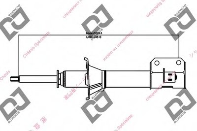 Амортизатор DJ PARTS купить