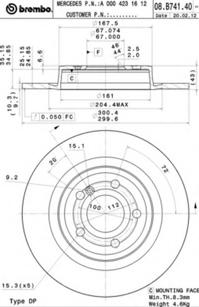 Тормозной диск COATED DISC LINE AP купить