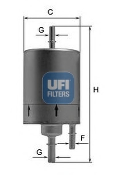 Топливный фильтр UFI купить