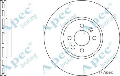 Тормозной диск APEC braking купить