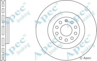 Тормозной диск APEC braking купить