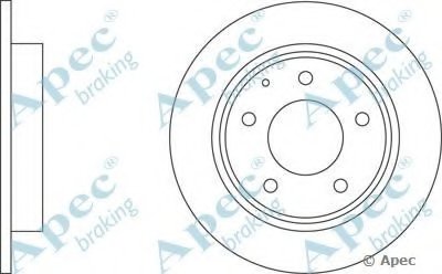 Тормозной диск APEC braking купить