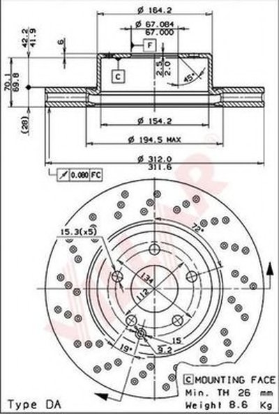 Тормозной диск COATED DISC LINE VILLAR купить