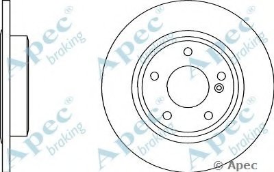 Тормозной диск APEC braking купить