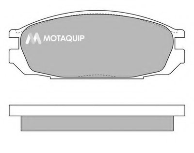 Комплект тормозных колодок, дисковый тормоз MOTAQUIP купить