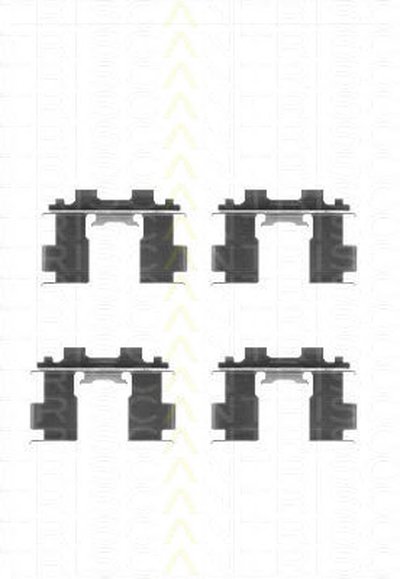 Комплектующие, колодки дискового тормоза TRISCAN купить