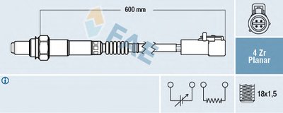 Лямда-зонд FAE купить