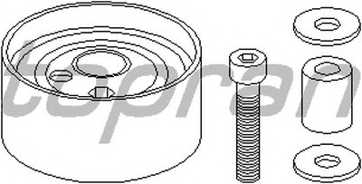 Натяжной ролик, ремень ГРМ TOPRAN купить