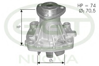 Водяной насос GGT купить