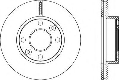 Тормозной диск ADAPTIVE OPEN PARTS купить