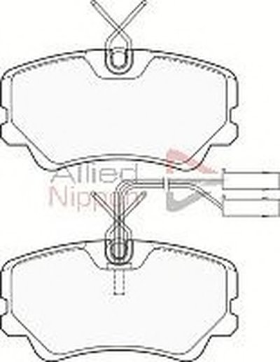 Комплект тормозных колодок, дисковый тормоз ANL Braking COMLINE купить